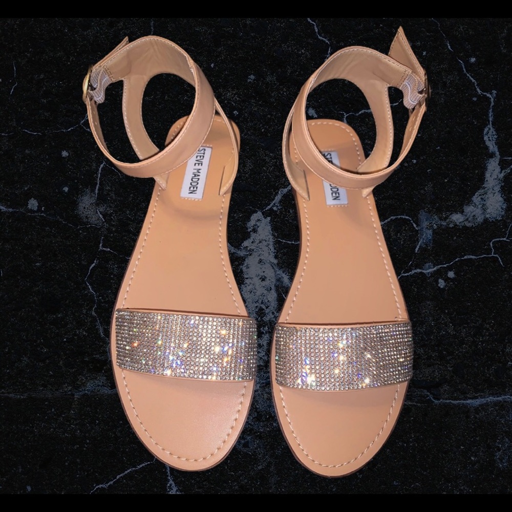 Steve Madden Rhinestone Deniza Sandals